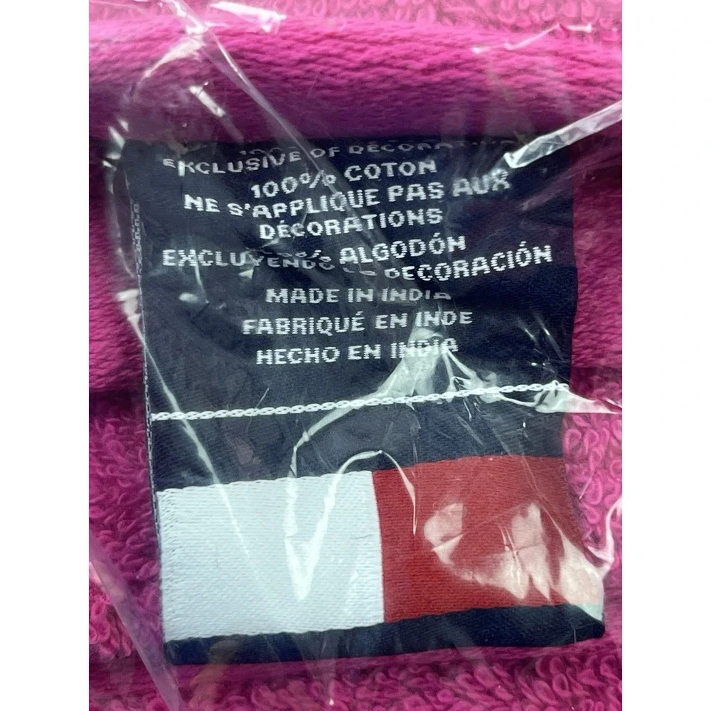 Tommy Hilfiger Solid Modern American Bath Towel, Raspberry Rose 30